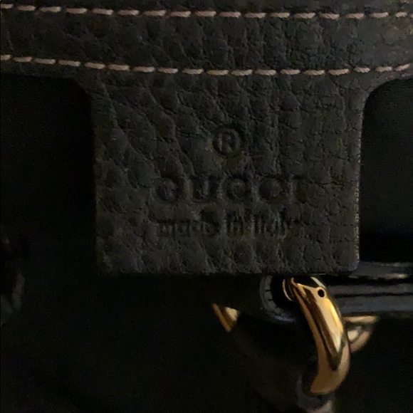 Gucci grey leather Pelham large shoulder bag. - Picture 7 of 8